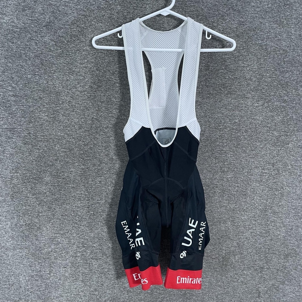 UAE Team Emirates Bib Shorts Mens S Black Cycling Champion System Emaar